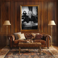 Presidential Portrait in the Oval Office – Dwight D. Eisenhower Poster