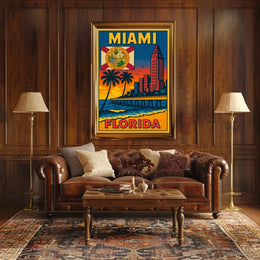 Miami, Florida Poster