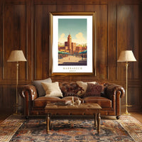 Marrakech A Vibrant Cityscape Poster