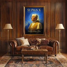 St. Pius X The Shepherd of Souls Poster PosterGoat
