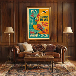 Fly to Christmas Island Poster
