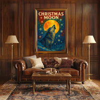 Christmas Moon Poster
