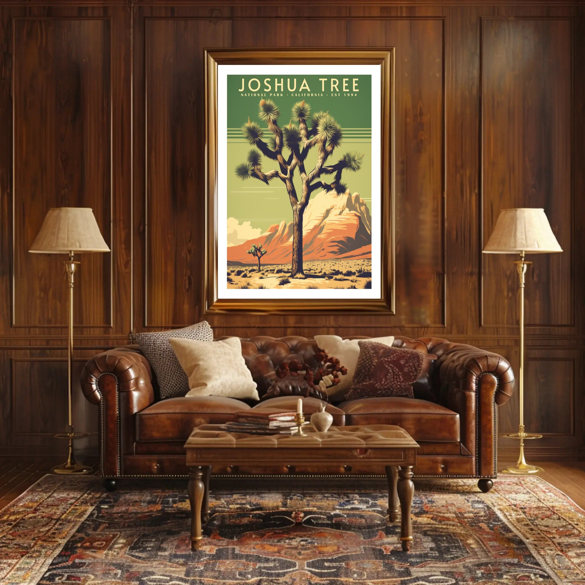 Joshua Tree National Park Scenic Poster Print