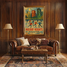 Holiday Heights In Houston Poster