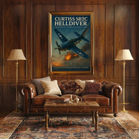 Curtiss SB2C Helldiver: WWII Poster Classic