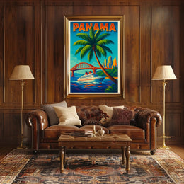 Panama Travel Poster