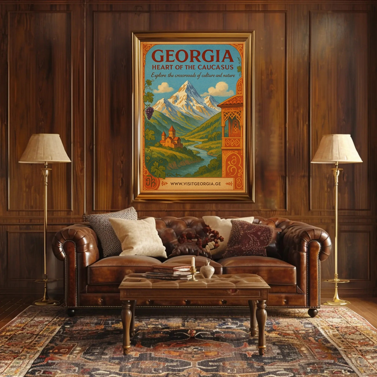 Georgia Heart Of The Caucasus Poster