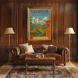 Georgia Heart Of The Caucasus Poster
