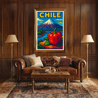 Chile A Vibrant Landscape Poster