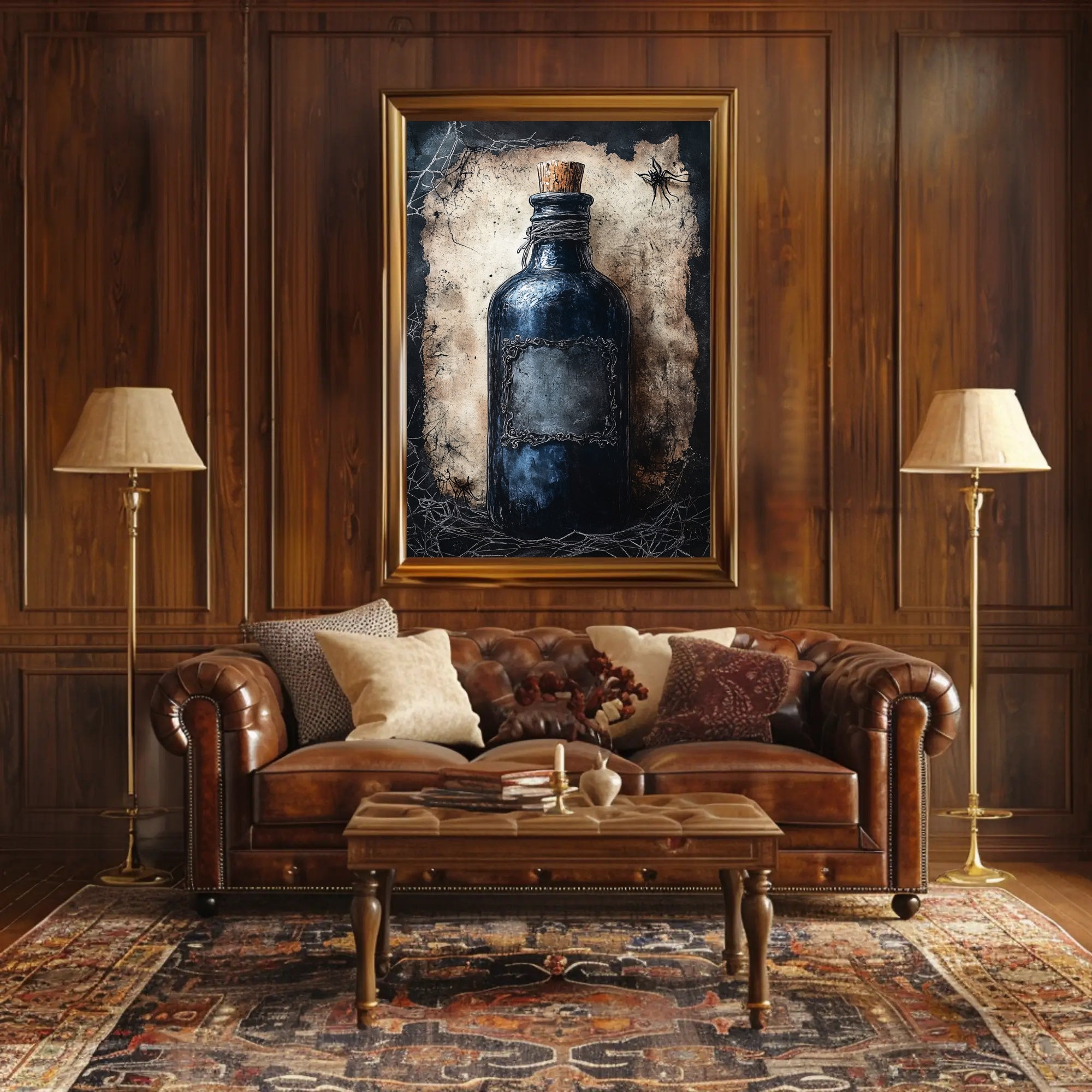 Mysterious Potion Bottle Poster