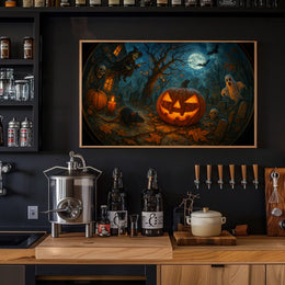 Halloween Urban Night Gothic Poster