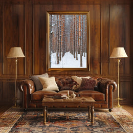 Winter Forest Serenity Poster