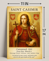 Saint Casimir Poster PosterGoat