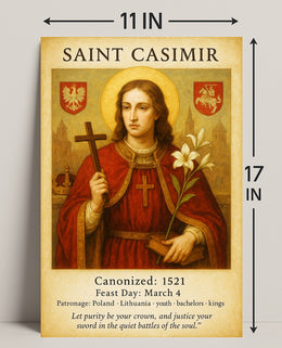 Saint Casimir Poster PosterGoat