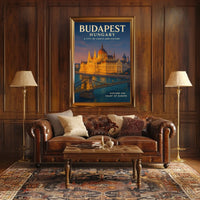 Budapest A City of Lights and History Poster