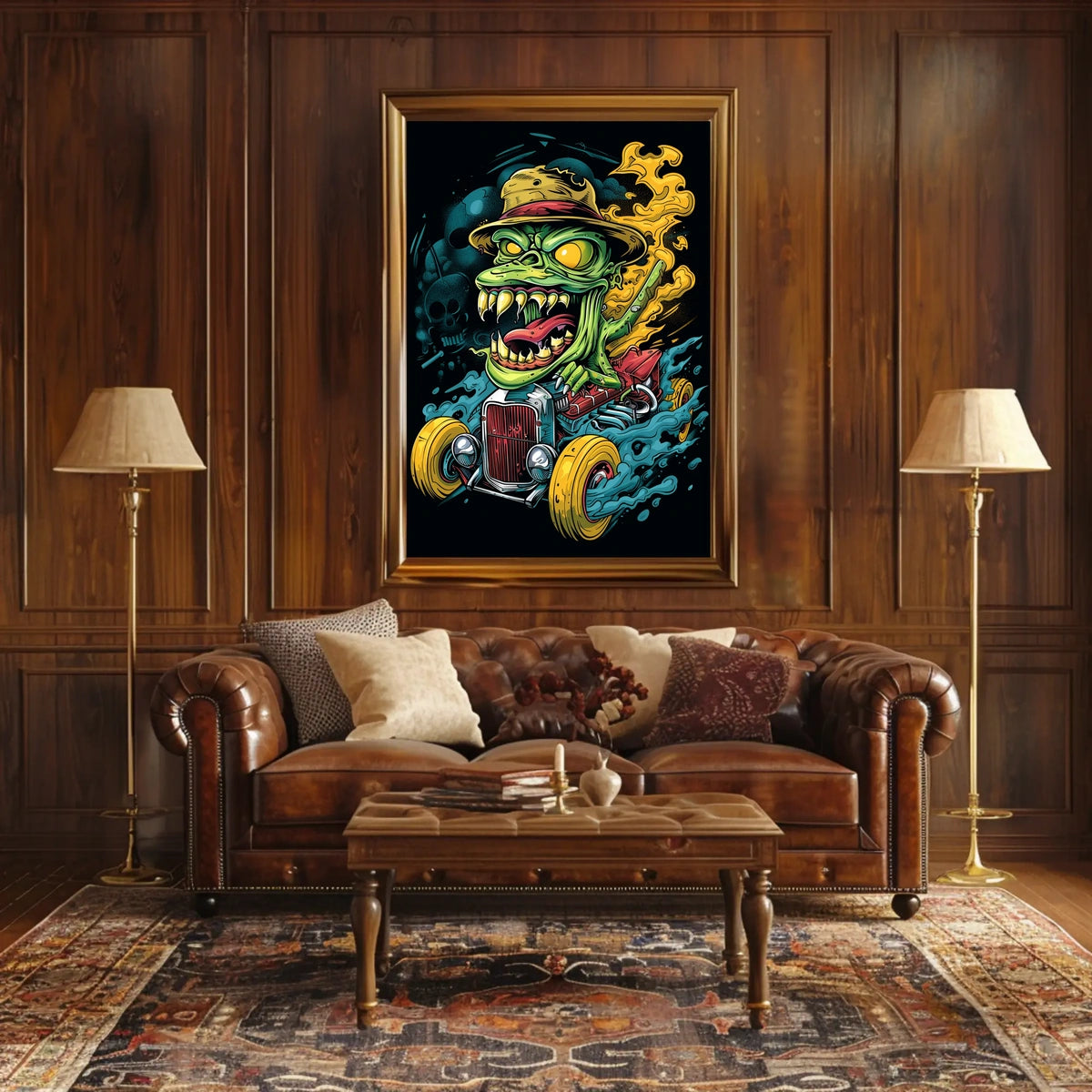 Monster Hot Rod Poster