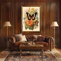 Blossoms and Butterflies Poster