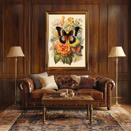 Blossoms and Butterflies Poster