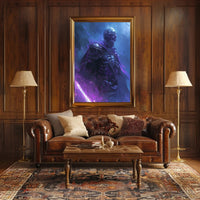 Mystic Skeleton Warrior in Fantasy or Mythology Poster PosterGoat