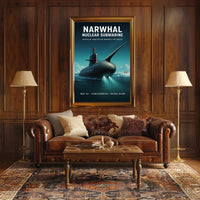 Narwhal Nuclear Submarine Unveiling Poster