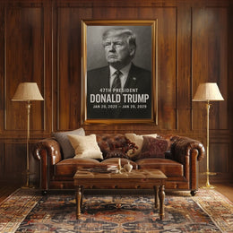 Donald Trump 47th President Poster