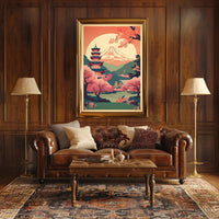 Serene Japanese Landscape Poster