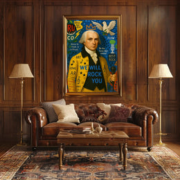 Historical Music Figure Vibrant Art Poster - Pop Culture Poster