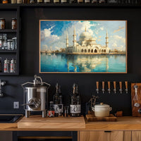 Majestic Mosque by the Water Poster