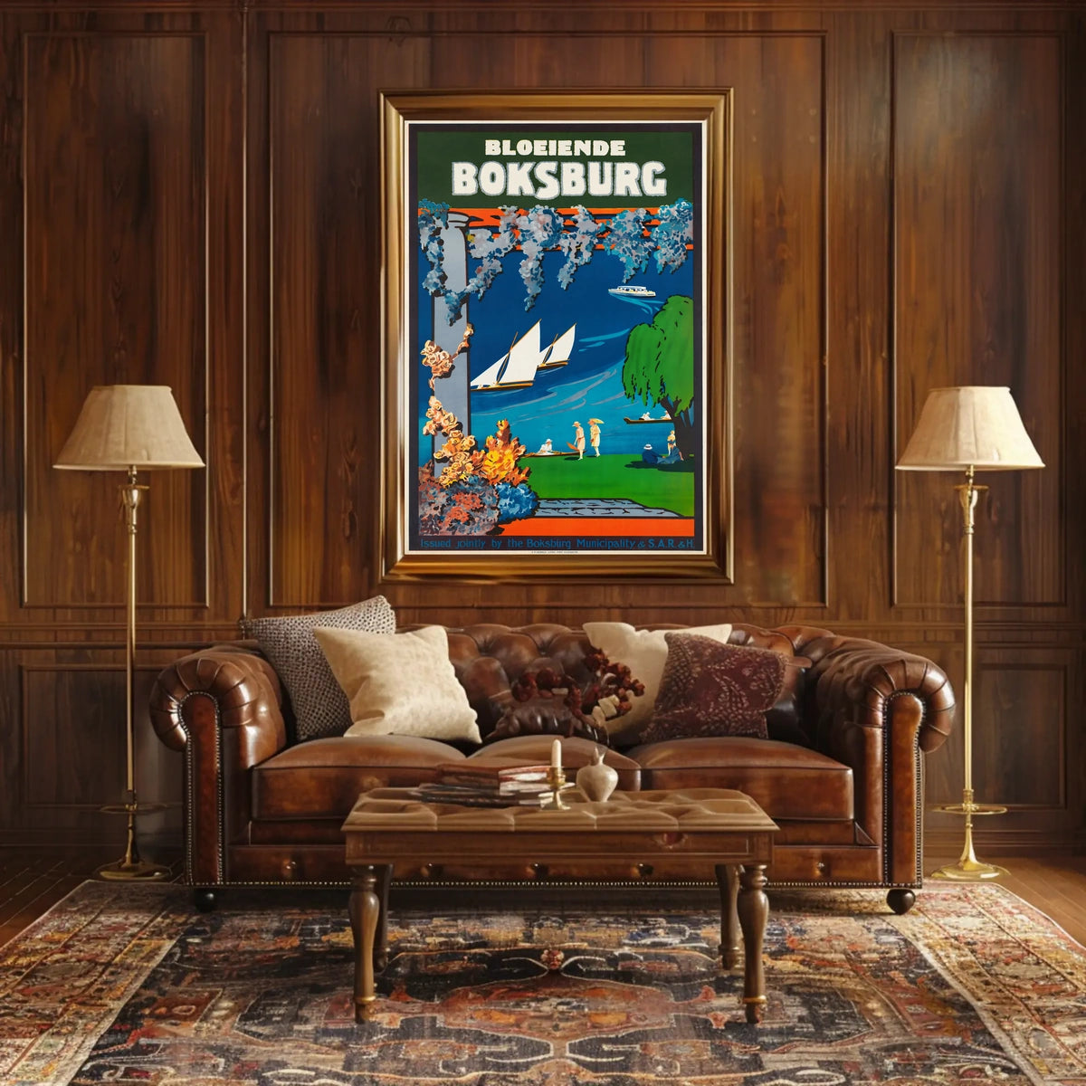 Bloeiende Boksburg Poster