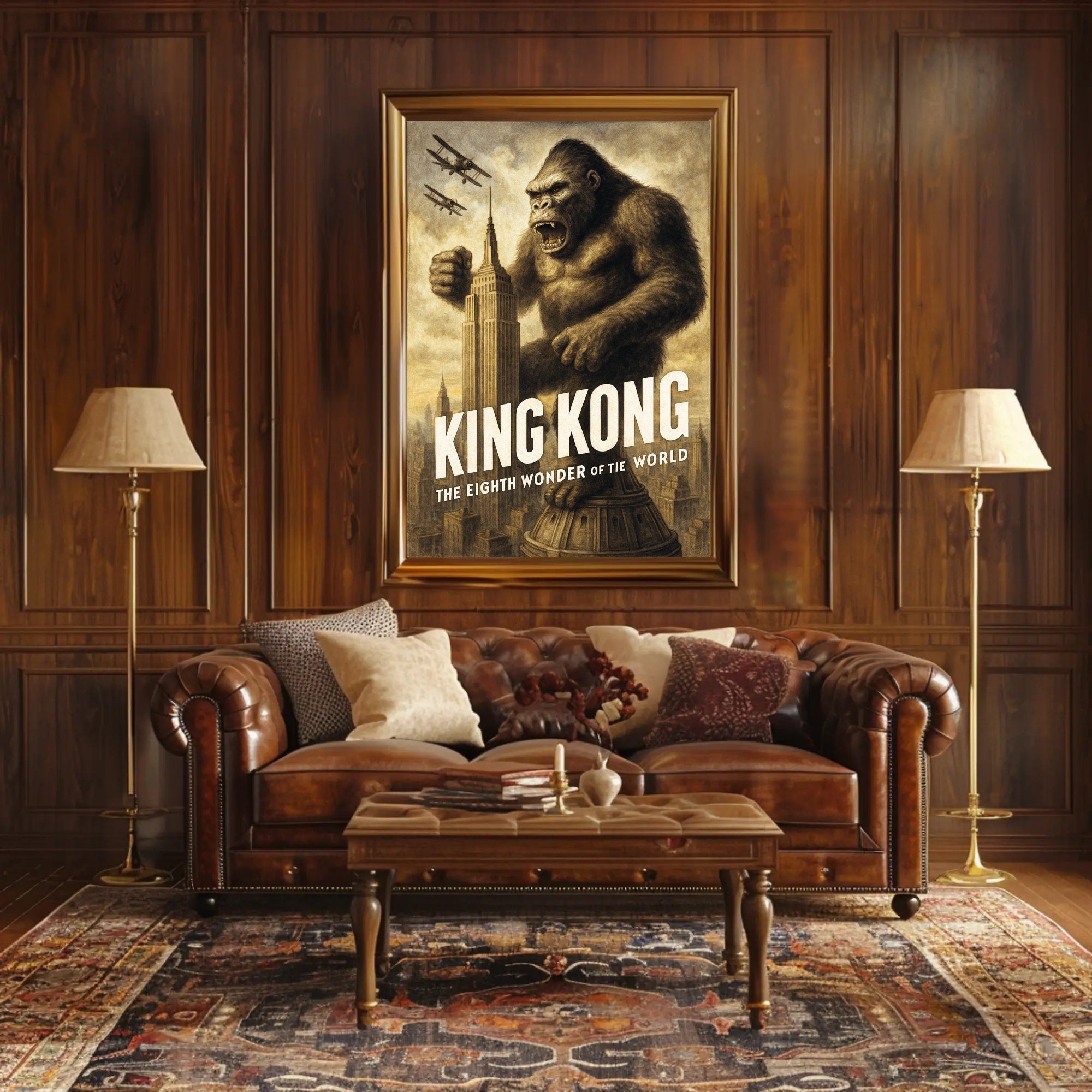 King Kong The Eighth Wonder Poster PosterGoat