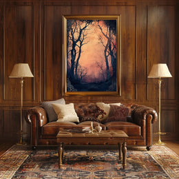 Enchanted Forest Gateway: Abstract, Artistic, or Pop Culture Poster