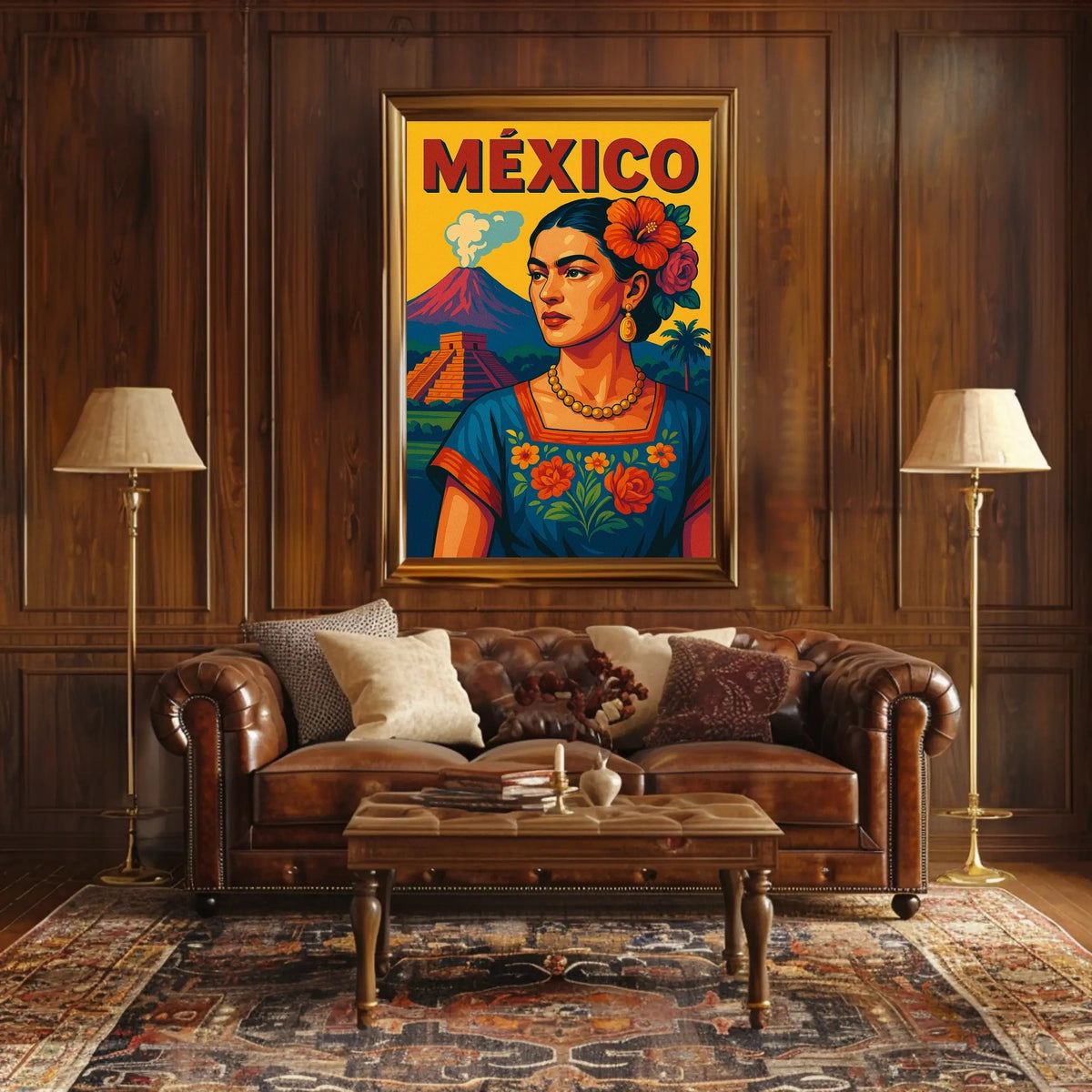 México Cultural Heritage Poster