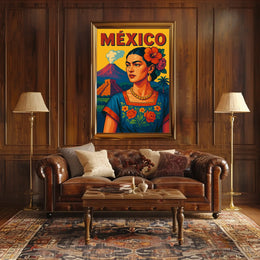 México Cultural Heritage Poster