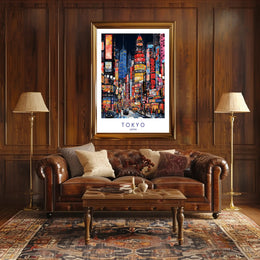 Tokyo Nights Poster PosterGoat