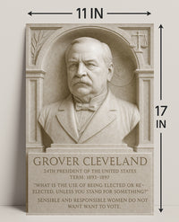 Grover Cleveland 24th President Wall Art Print PosterGoat