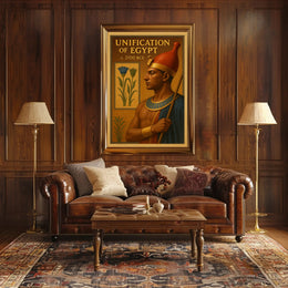 Unification of Egypt c. 3100 BCE Poster PosterGoat