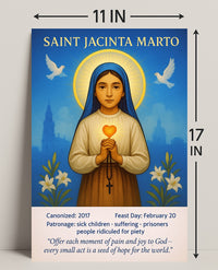 Saint Jacinta Marto Poster PosterGoat