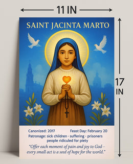 Saint Jacinta Marto Poster PosterGoat