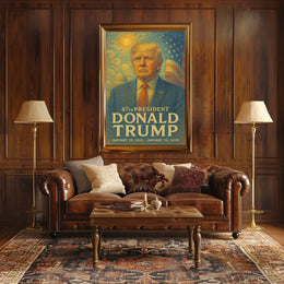 Trump Unity Patriotic Impressionism Poster