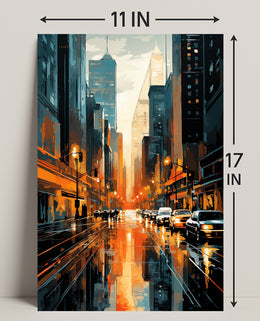 Urban Reflections Poster