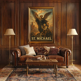 St. Michael Divine Protection Art Poster