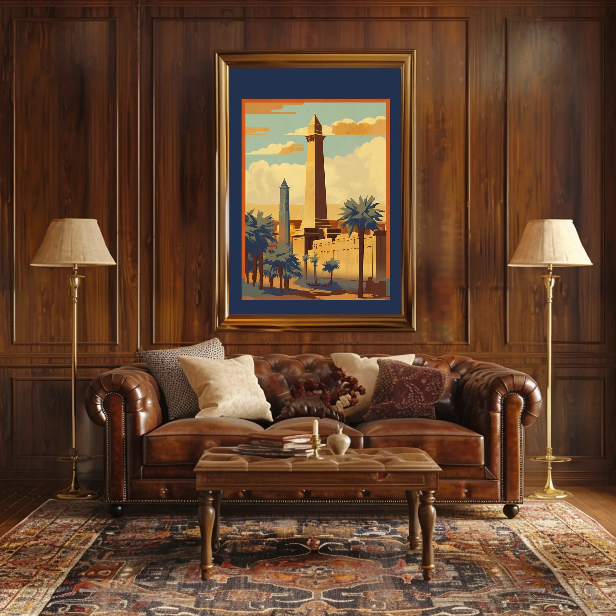 Ancient Egyptian Landscape Poster