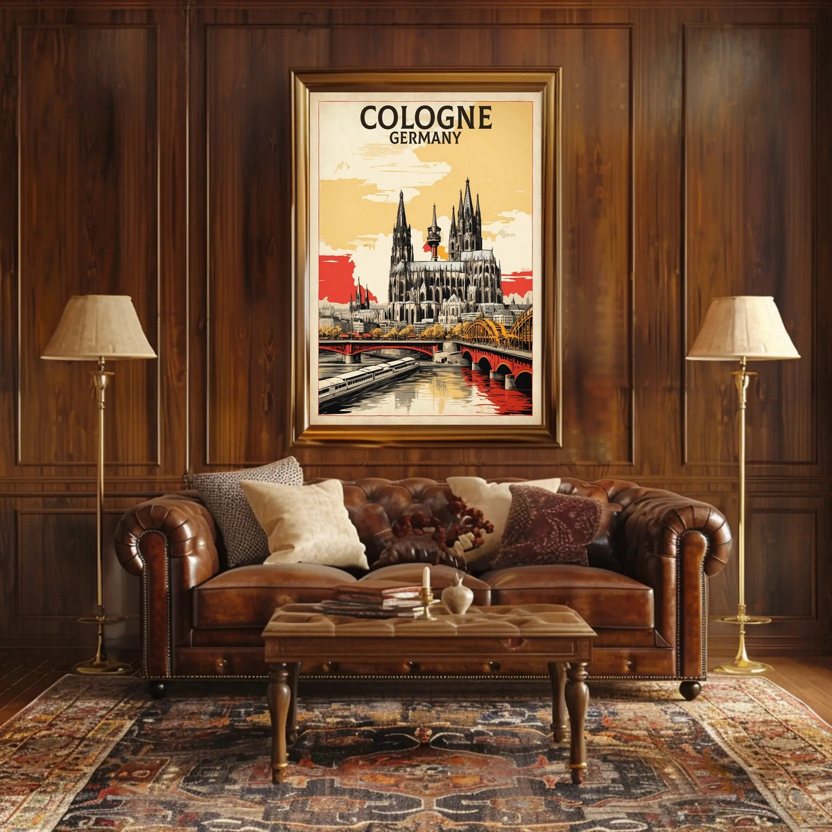 Cologne Germany Architectural Splendor Poster