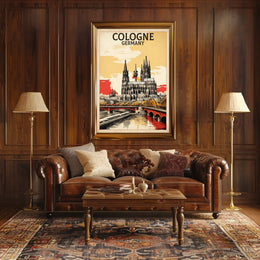 Cologne Germany Architectural Splendor Poster