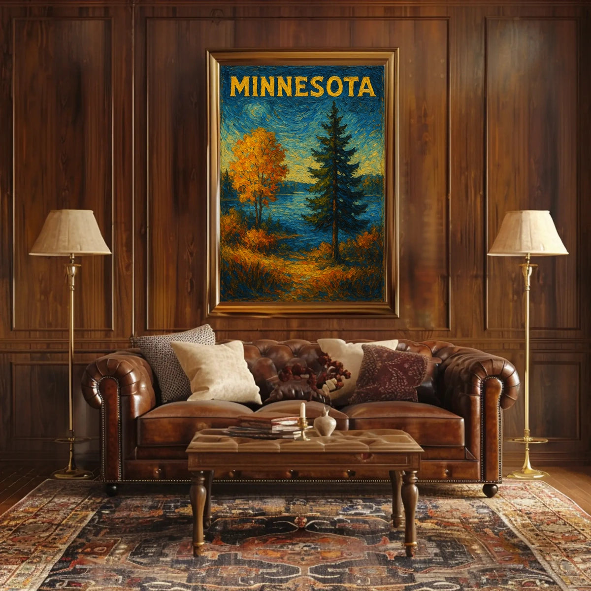 Minnesota Autumn Landscape Poster