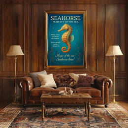 Seahorse Majesty of the Sea Poster