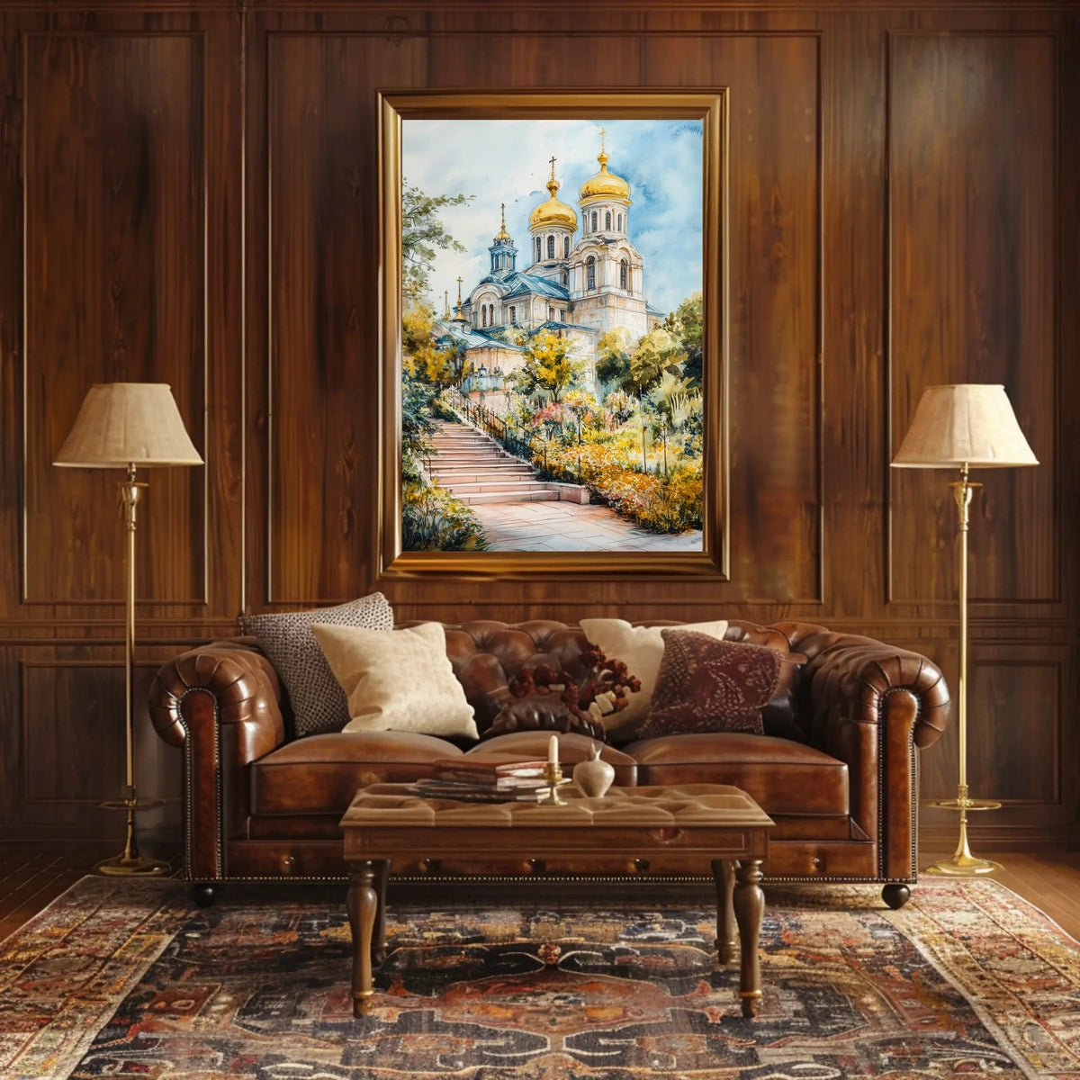 Ukraine Kyiv St Sophia Cathedral City View Landscape Poster