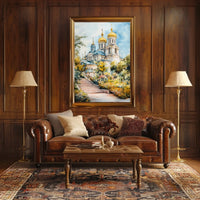 Ukraine Kyiv St Sophia Cathedral City View Landscape Poster