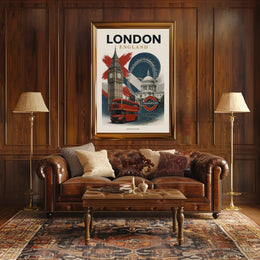 London Landmarks Poster PosterGoat