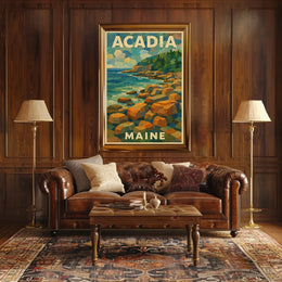 Acadia National Park Maine Poster